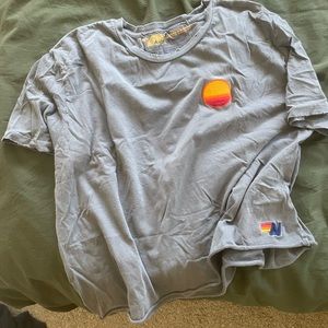 Grey Aviator Nation Croptop